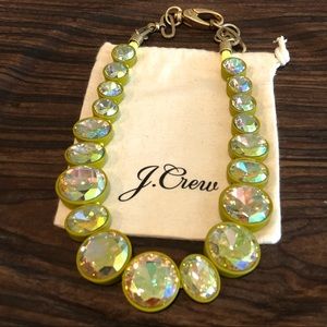 J. Crew Green Brûlée Necklace